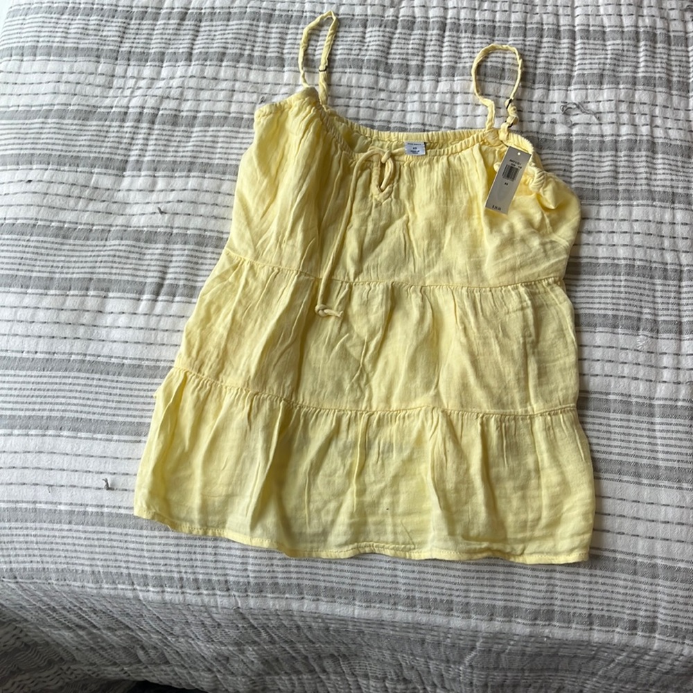 Old navy yellow tank